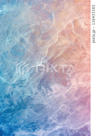 Abstract blue and pink pastel marble texture. Vertical background. Generative AI 116433165