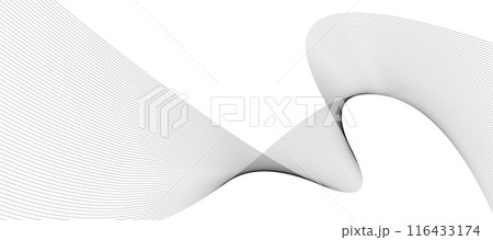 abstract black and white wave background. Vector illustration abstract black and white wave background. Vector illustration 116433174