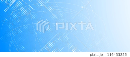 Neural network concept. Connected cells with links. High technology process. Abstract futuristic background. Vector art. 116433226