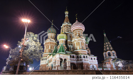 Back side of St. Basils cathedral timelapse hyperlapse in Moscow, Russia Back side of St. Basils cathedral timelapse hyperlapse in Moscow, Russia 116435014