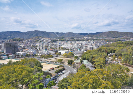 【福山城からの風景】 広島県福山市丸之内 116435049