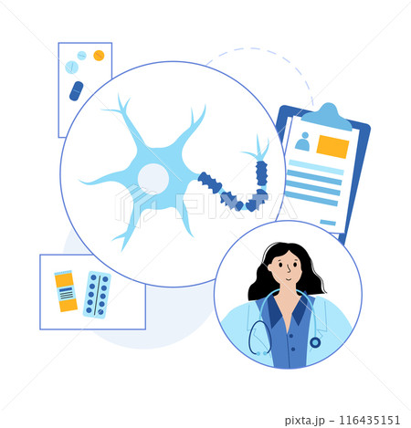 Peripheral neuropathy medical poster Peripheral neuropathy medical poster 116435151