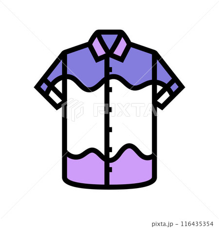 dip dye shirt diy fashion handmade color icon vector illustration 116435354