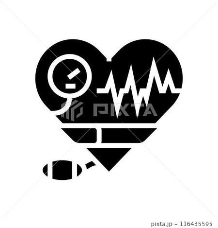 hypertension obesity overweight glyph icon vector illustration hypertension obesity overweight glyph icon vector illustration 116435595