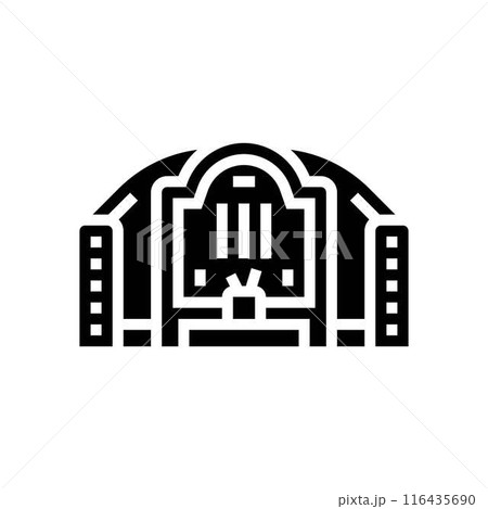 qingming festival chinese holiday glyph icon...のイラスト素材 [116435690] - PIXTA