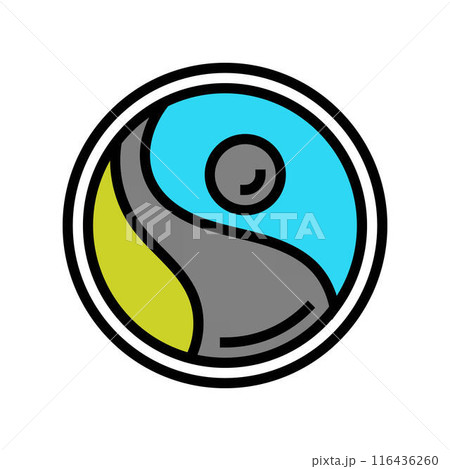 fair trade product label warning color icon vector illustration 116436260