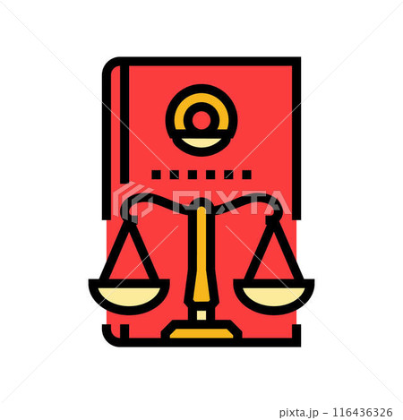 national constitution day chinese holiday color icon vector illustration 116436326