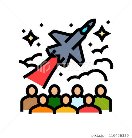 air force day chinese holiday color icon vector illustration air force day chinese holiday color icon vector illustration 116436329