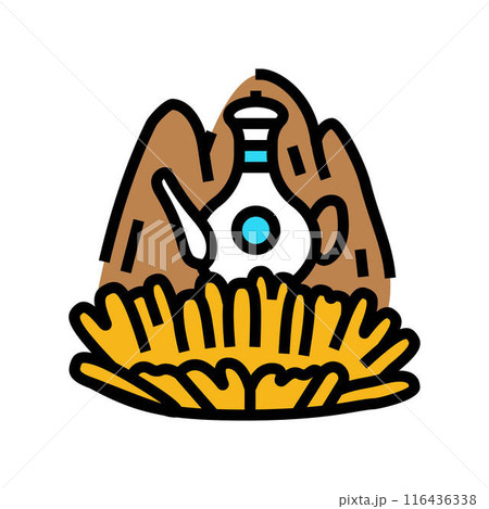 double ninth festival chinese holiday color icon vector illustration 116436338