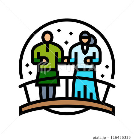 double seventh festival chinese holiday color icon vector illustration 116436339