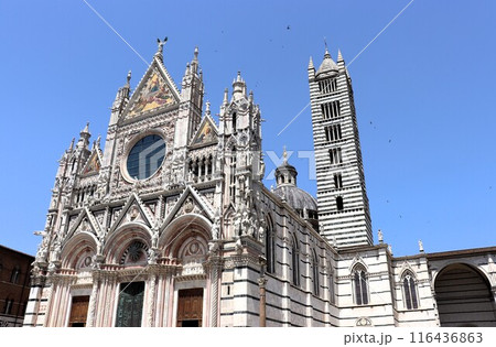 青空の大聖堂 ドゥオーモ 世界遺産 シエナ イタリア ヨーロッパ 青空の大聖堂 ドゥオーモ 世界遺産 シエナ イタリア ヨーロッパ 116436863