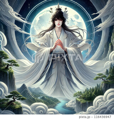 ツクヨミのイラスト素材 [116436947] - PIXTA