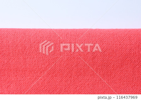 red fabric textile on white background, object for fashion cloth design red fabric textile on white background, object for fashion cloth design 116437969