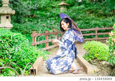 浴衣の女性 116438069