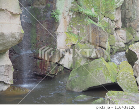 磊々峡の奇面岩（8月撮影） 116438120