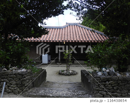 渡名喜島の街並み 渡名喜島の街並み 116438654