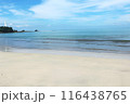 beach with blue sky in indonesia 116438765