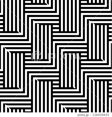 abstract geometric pattern with stripes, lines seamless 116439435