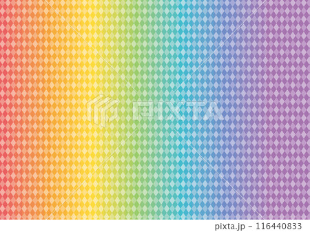 虹色タイルパターン 116440833
