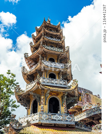 Linh Phuoc Pagoda in Da Lat, Vietnam Linh Phuoc Pagoda in Da Lat, Vietnam 116441297