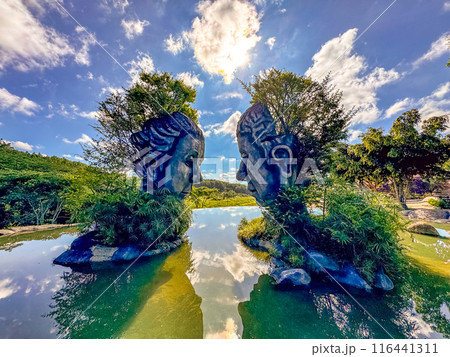Clay Tunnel sculptures in Dalat, Vietnam 116441311