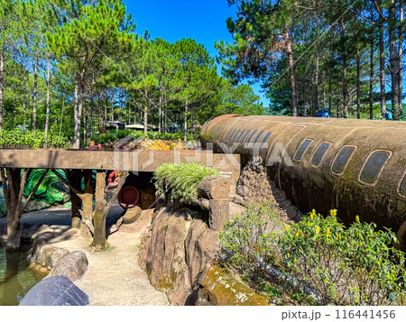 Clay Tunnel sculptures in Dalat, Vietnam 116441456