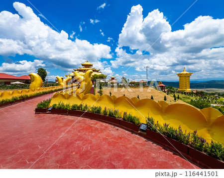 Temple, Stupa and Pagoda in Samten Hills Dalat, Vietnam 116441501