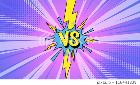 Comic Style Versus Battle Illustration Comic Style Versus Battle Illustration 116441839
