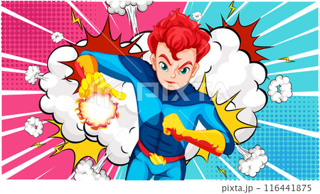 Superhero in Action 116441875