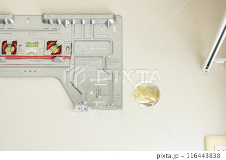エアコンの取り付け工事過程 エアコンの取り付け工事過程 116443838
