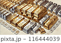 シュレッダーにかけられたお金 116444039