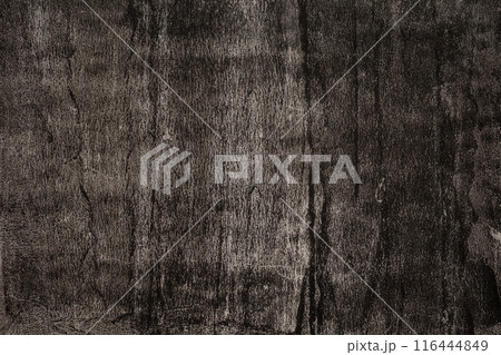 古いコンクリートの壁 縦縞　暗い暖色 116444849