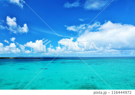 沖縄 宮古島 青空と海 沖縄 宮古島 青空と海 116444972