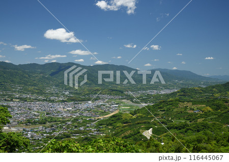 龍門山の中央登山道から紀ノ川を望む　【和歌山県紀の川市】 116445067