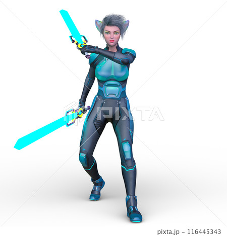 サイバーウーマン 116445343