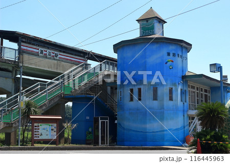 鹿島臨海鉄道「涸沼駅」駅舎 116445963