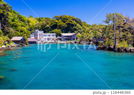 【新潟県_佐渡_矢島･経島】美しい景観を楽しみながら、たらい舟体験 116446360