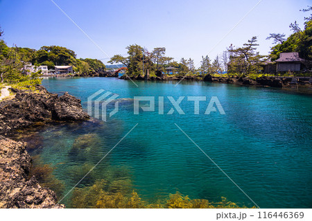 【新潟県_佐渡_矢島・経島】美しい景観を楽しみながら、たらい舟体験 【新潟県_佐渡_矢島・経島】美しい景観を楽しみながら、たらい舟体験 116446369