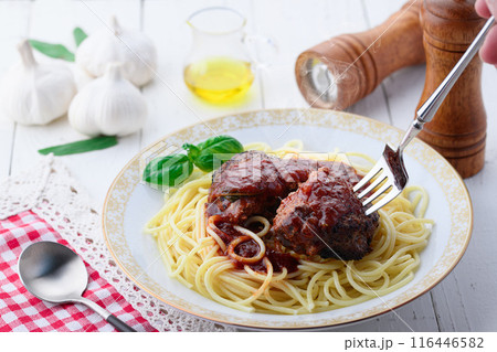 ハンバーグスパゲティ ハンバーグスパゲティ 116446582