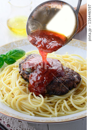 ハンバーグスパゲティ ハンバーグスパゲティ 116446597