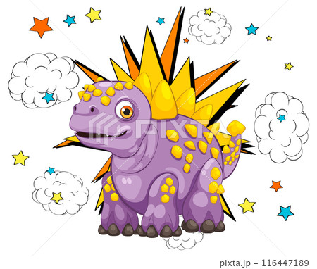 Cute Dinosaur Superhero Adventure Cute Dinosaur Superhero Adventure 116447189