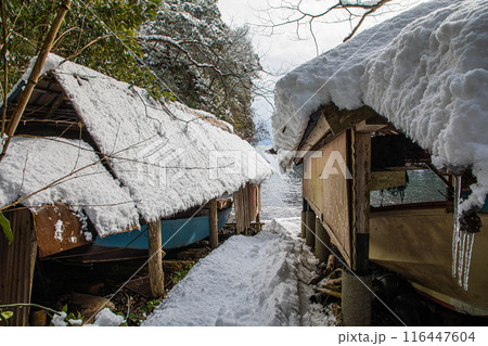 【新潟県_佐渡_虫谷】冬・虫屋の入江 【新潟県_佐渡_虫谷】冬・虫屋の入江 116447604