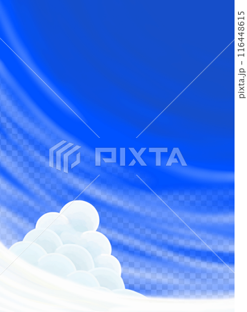 Simple sky and clouds background vertical 116448615