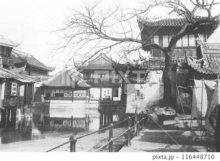 昔の中国　湖心亭 116448710