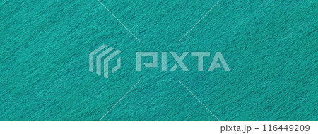 Texture of dark cyan and turquoise color background from felt textile material, macro. Vintage teal fabric Texture of dark cyan and turquoise color background from felt textile material, macro. Vintage teal fabric 116449209