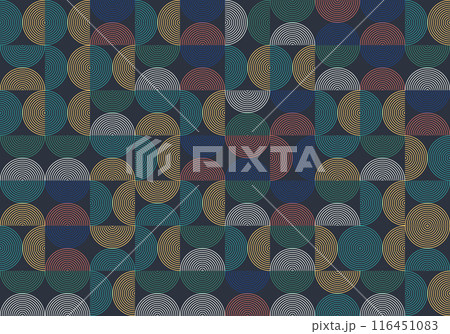 Bauhaus, abstract, horizontal, poster, illustration, vector 116451083