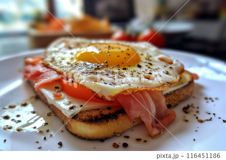 closeup photo from FULL HEALTHY BREAKFAST 116451186