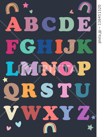 Alphabet, English alphabet, letters of the English language Alphabet, English alphabet, letters of the English language 116451320