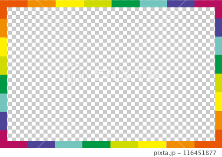Colorful pastel pop frame 116451877