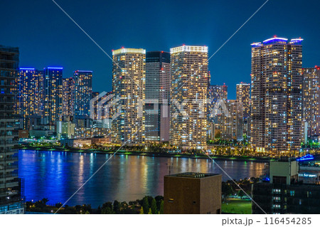 豊洲から見える東京の夜景 116454285